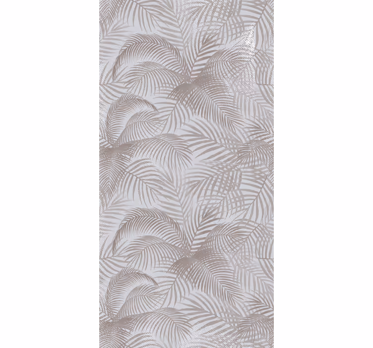 Rollo Fenster Blumen und Pflanzen elegantes palmblatt - TenStickers