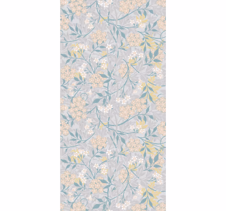 Rollo fenster blumen und pflanzen zarte pflanzenanordnung - TenStickers
