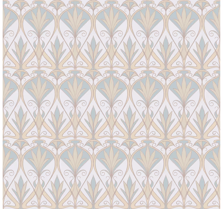 Fenster Rollo Elegant graues pflanzenmotiv - TenStickers