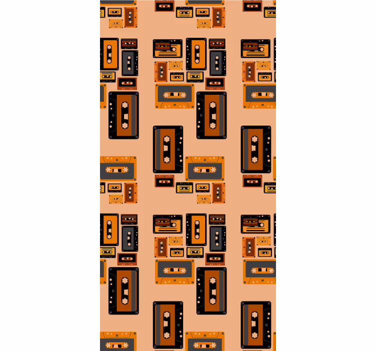 Rollo Fenster Vintagedesign retro-kassetten - TenStickers