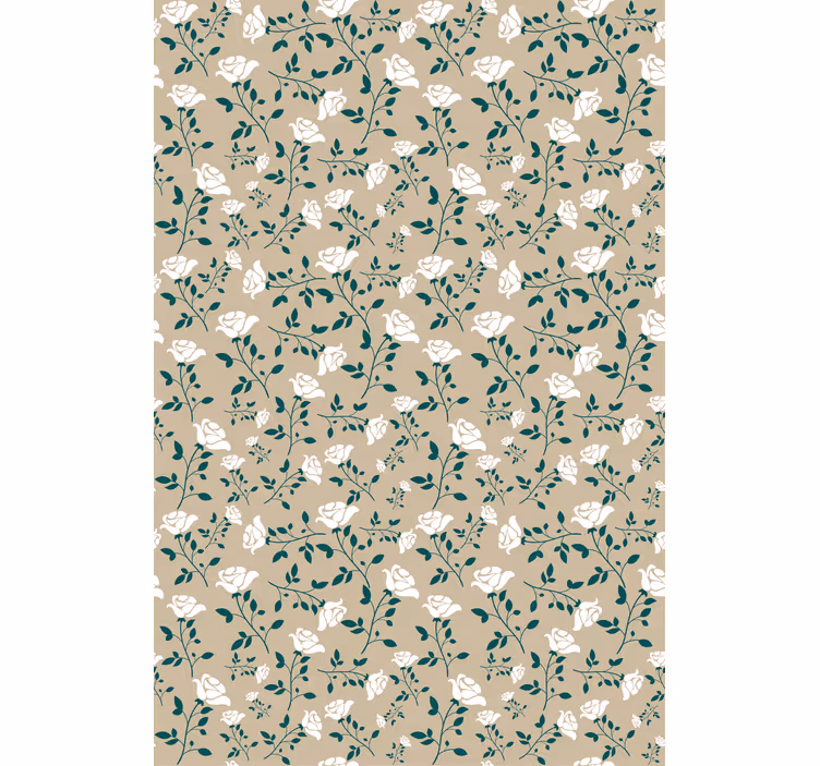 Rollo Fenster Blumen und Pflanzen sanfte botanische motive - TenStickers