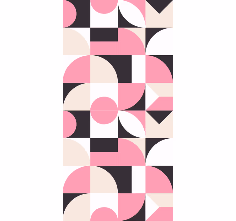 Fenster Rollo modern geometrische formkonfiguration - TenStickers