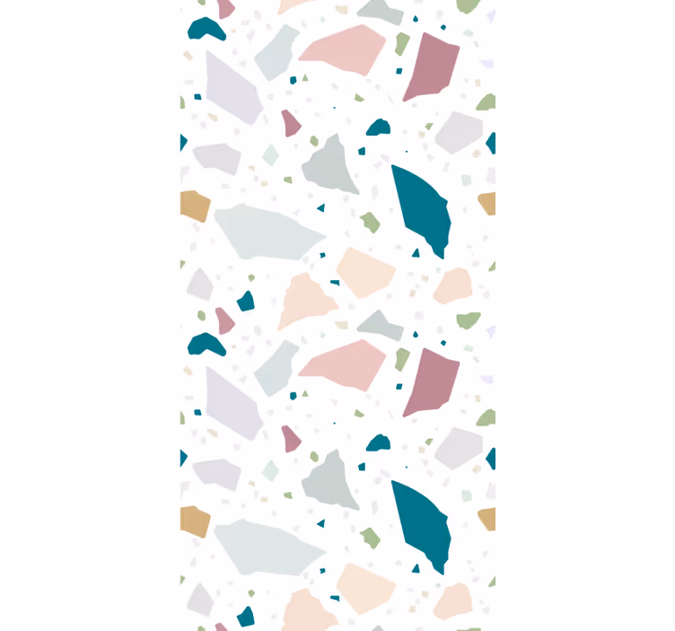 Rollo Fenster Muster abstrakter unregelmäßiger terrazzo - TenStickers