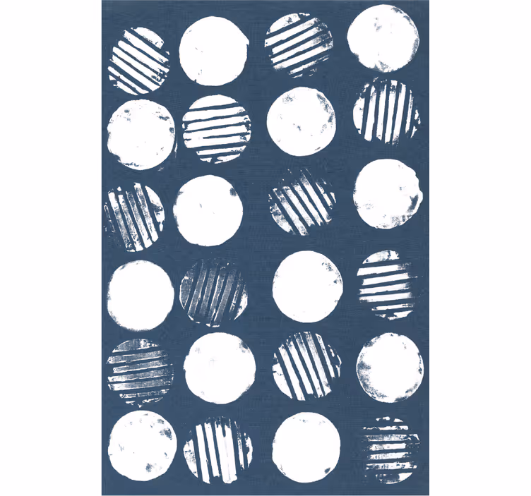 Rollo fenster muster mit abstrakten kreisformen - TenStickers