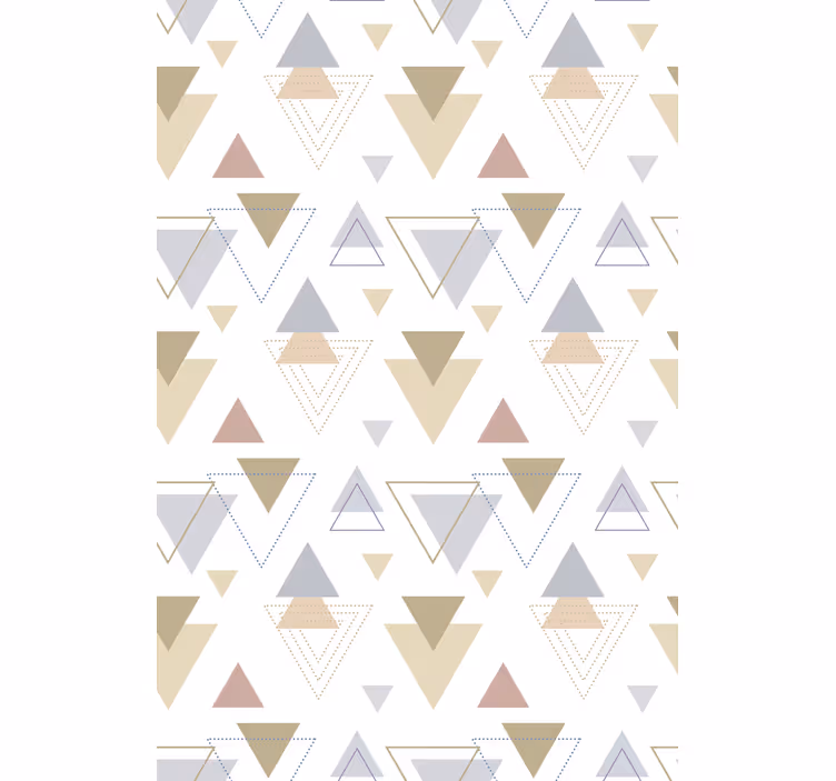 Fenster Rollo modern geometrisches dreieckthema - TenStickers