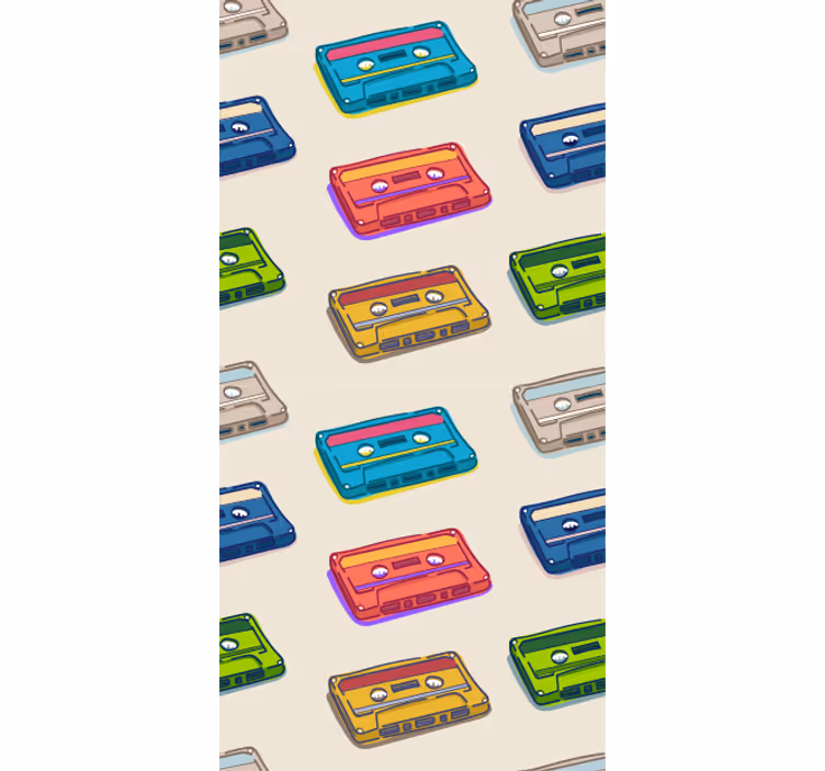 Rollo Fenster Gamer bunte kassetten - TenStickers