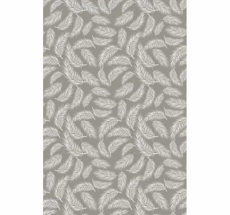 Rollo fenster blumen und pflanzen mit blattmuster - TenStickers