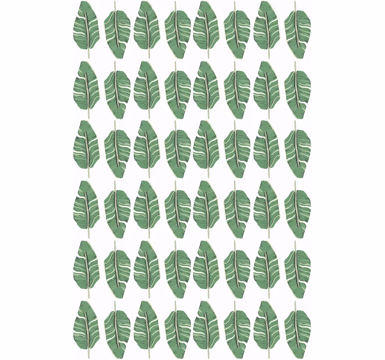 Rollo Fenster Blumen und Pflanzen blattmustermotiv - TenStickers