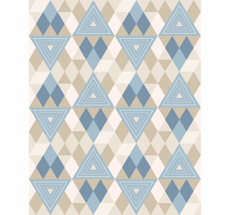 Fenster Rollo modern geometrisches dreieckmuster - TenStickers