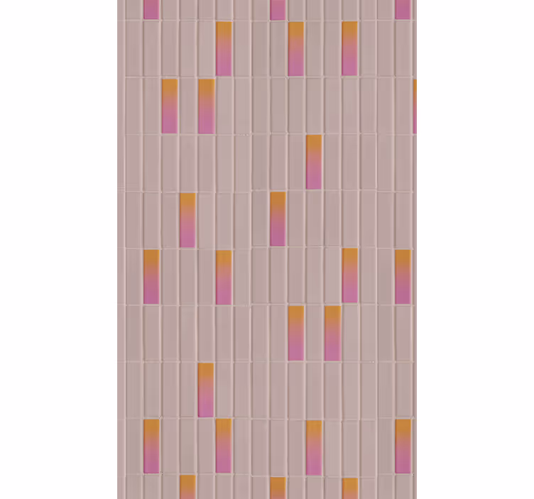 Rollo fenster muster im farbverlauf rosa - TenStickers