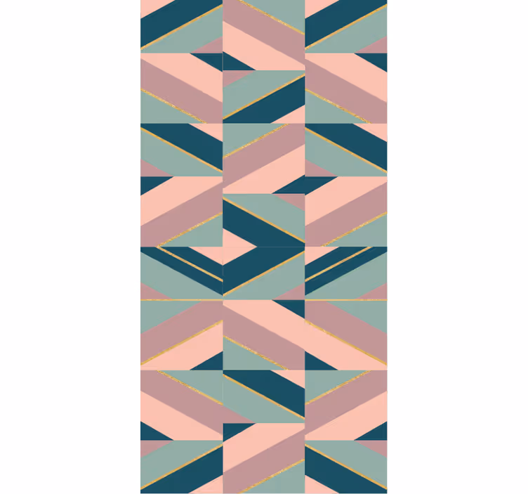Fenster Rollo modern abstraktes geometrisches motiv - TenStickers