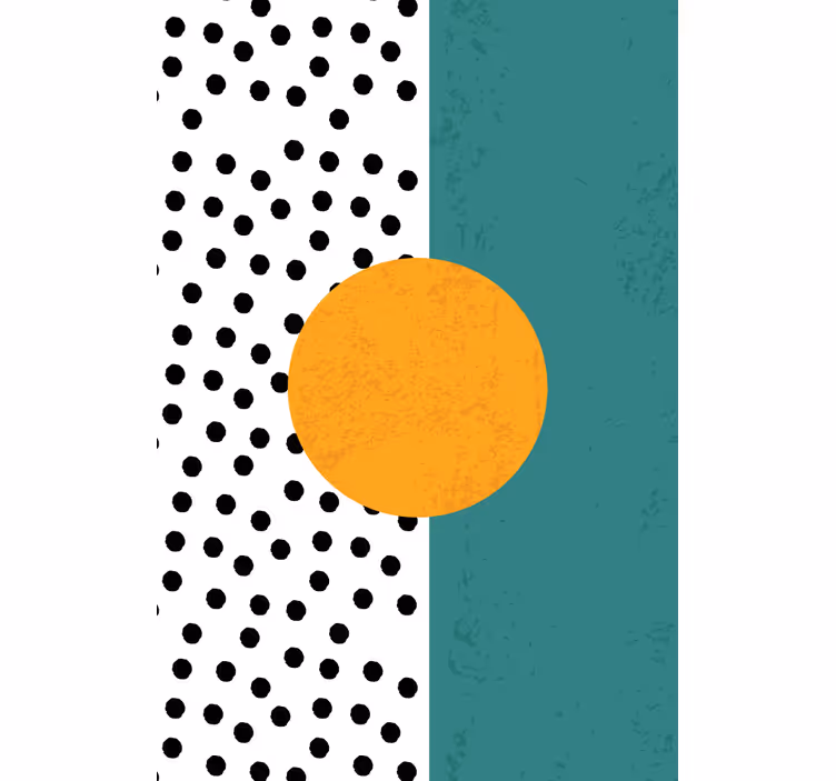 Fenster rollo modern im zeitgenössischen punktdesign - TenStickers