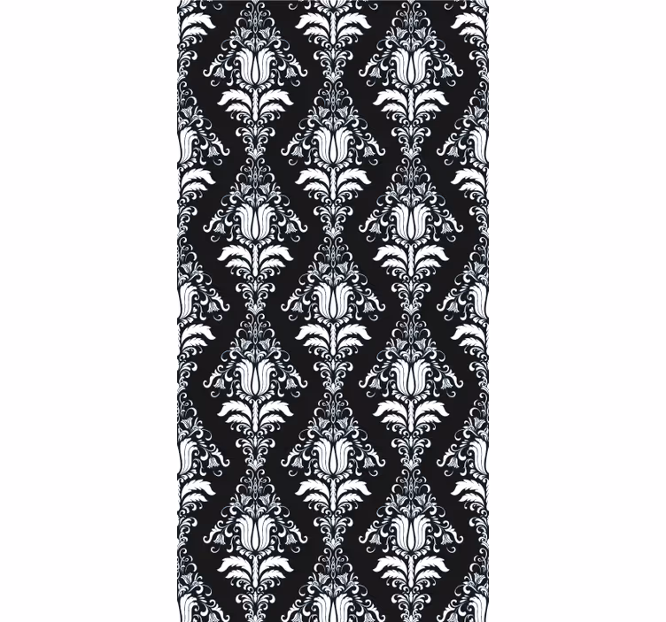 Fenster Rollo Elegant zeitloses botanisches motiv - TenStickers