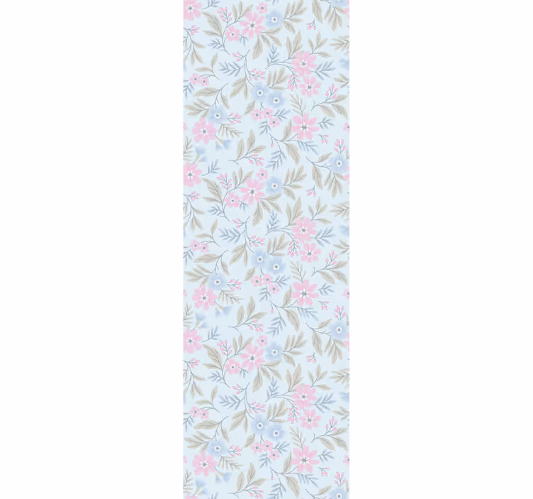Rollo Fenster Blumen und Pflanzen dezentes botanisches motiv - TenStickers