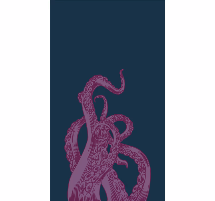 Rollo Fenster mit Tieren oktopus-tentakel-design - TenStickers