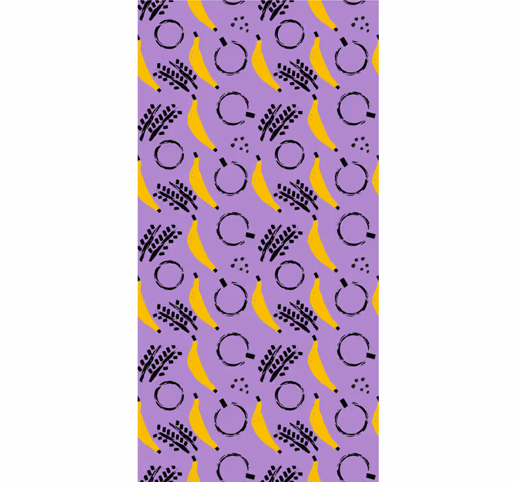Rollo Fenster Obst bananenmusterdesign - TenStickers