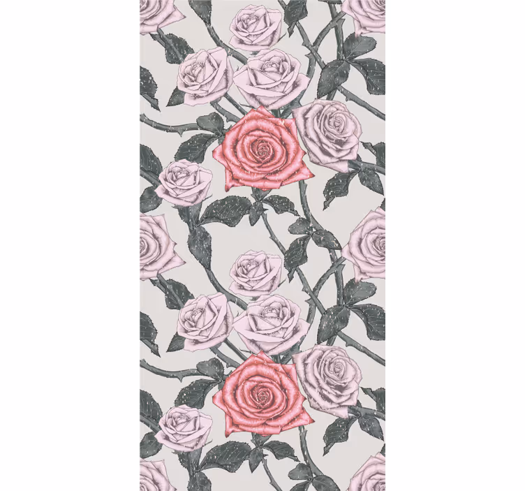 Rollo Fenster Blumen und Pflanzen elegantes rosenarrangement - TenStickers