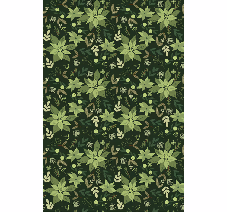 Rollo Fenster Blumen und Pflanzen üppige grüne flora - TenStickers