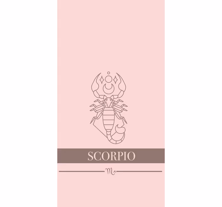 Rollo Fenster Sprüche skorpion sternzeichen - TenStickers