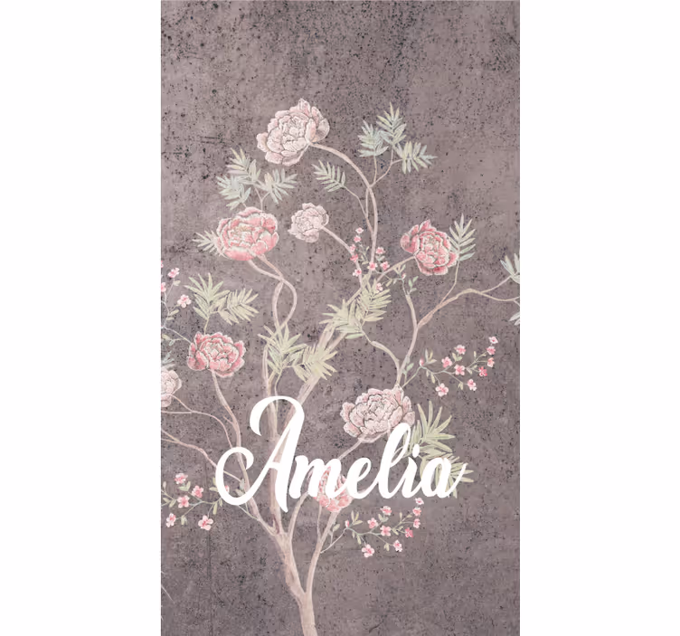 Rollo fenster blumen und pflanzen persönliche blütenpracht - TenStickers