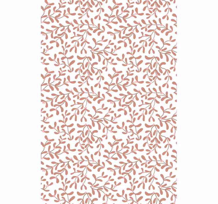 Rollo Fenster Blumen und Pflanzen dezentes blattmotiv - TenStickers