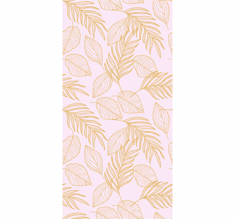 Rollo Wohnzimmer elegantes blattmuster - TenStickers