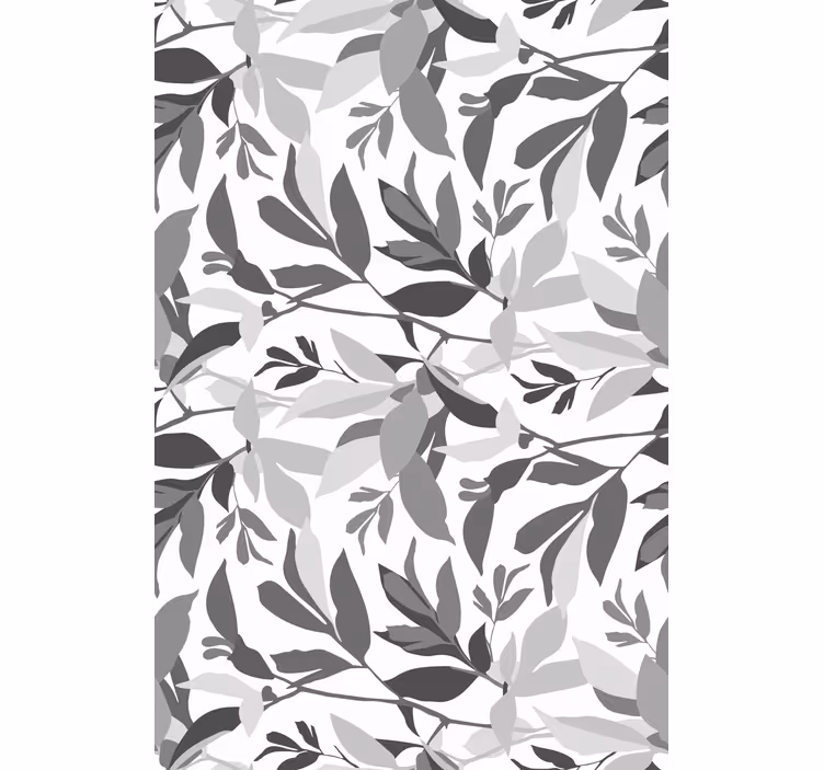 Rollo Fenster Blumen und Pflanzen stilvolles blattmuster - TenStickers