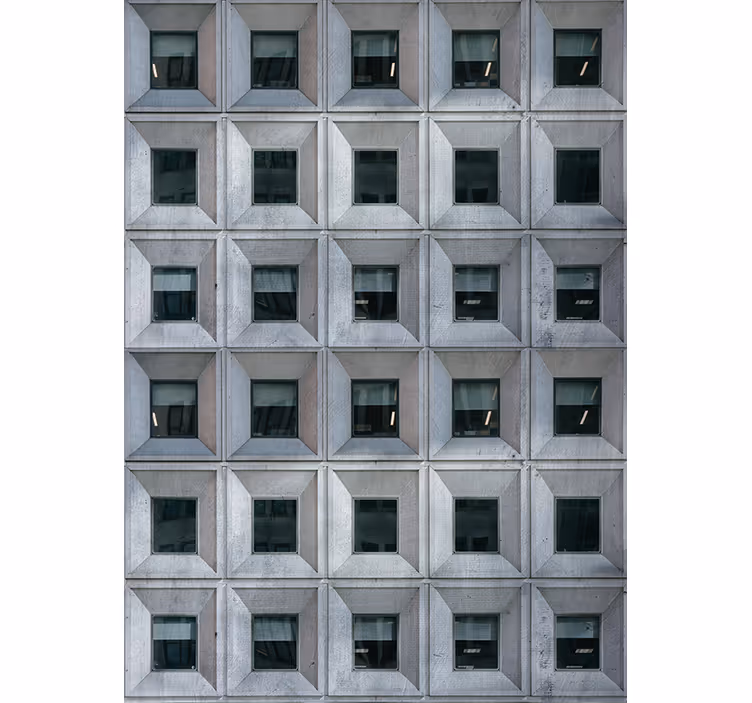 rollo in grau Brutale Architektur - TenStickers