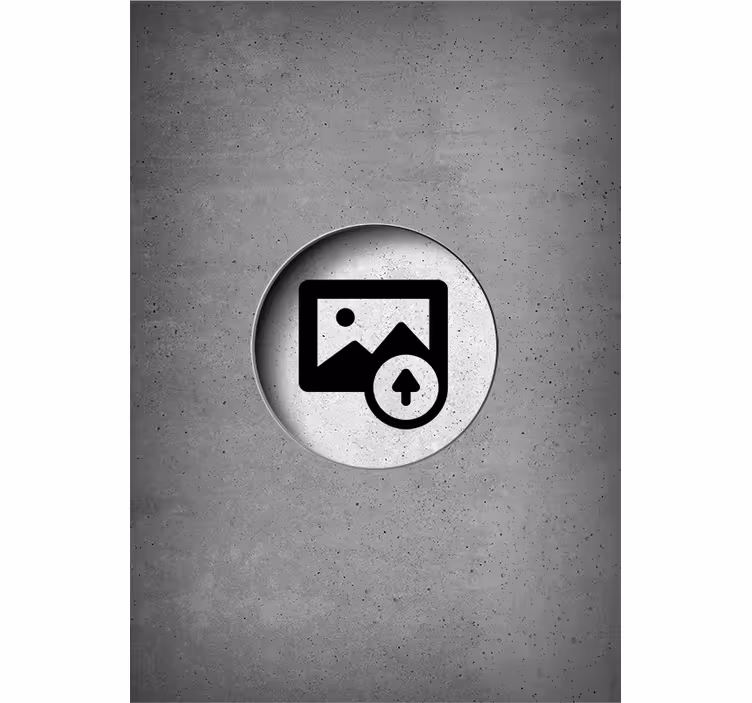 Rollo mit Bild Rohbeton anpassbar - TenStickers