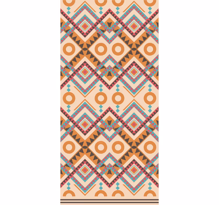 rollo Buntes Diamanten Muster - TenStickers