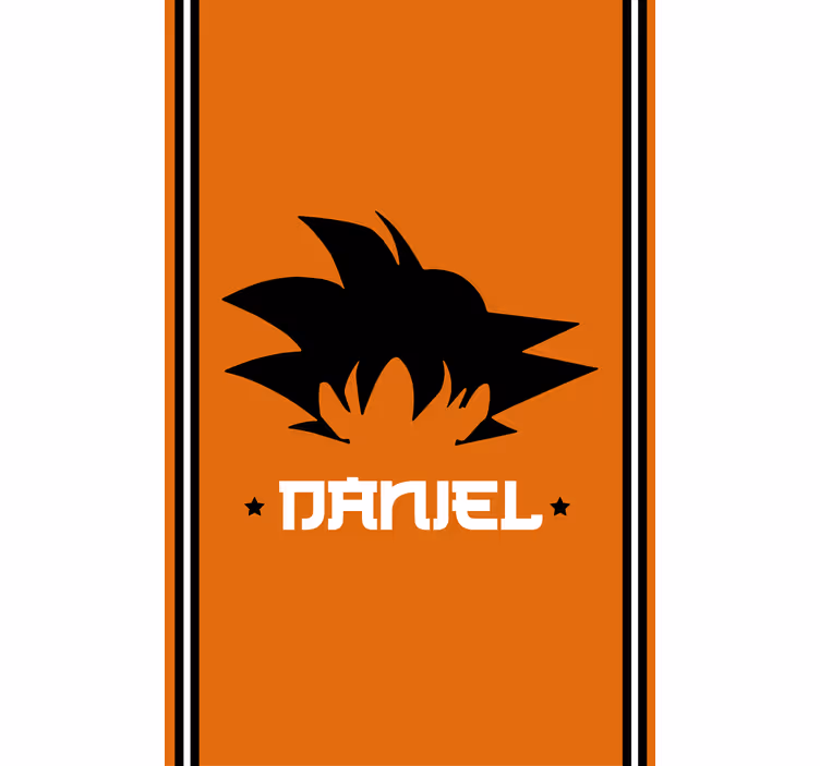 Rollo mit Superheld goku personalisierbar - TenStickers