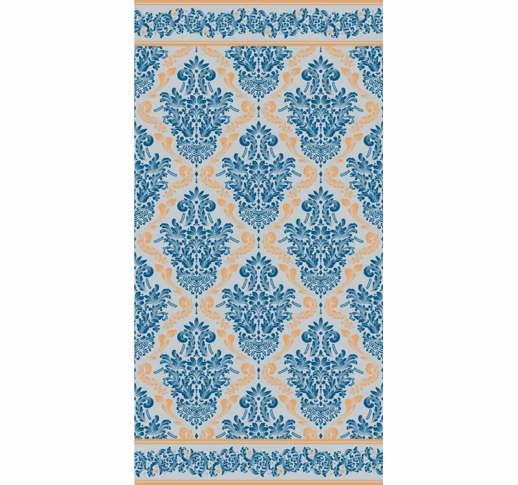 Fenster Rollo Elegant florales barockmuster - TenStickers