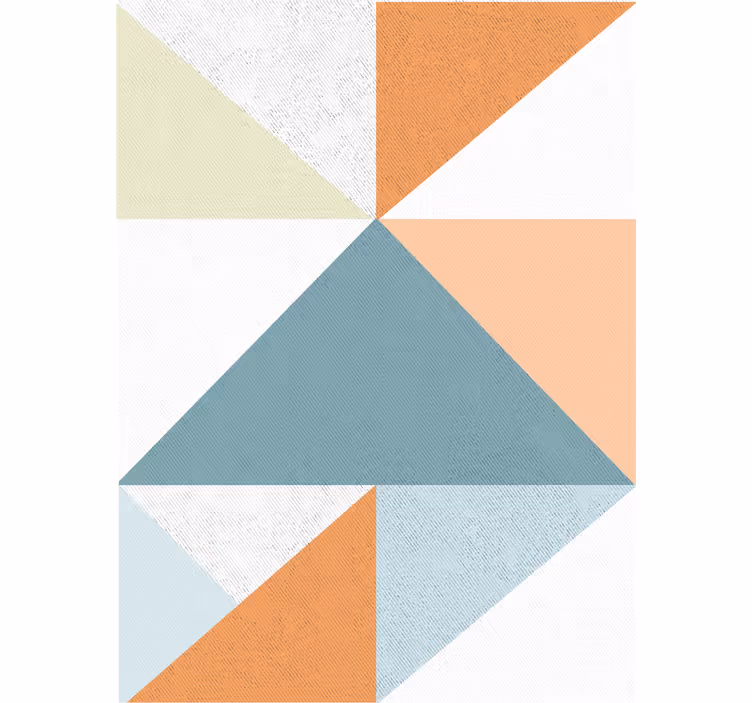 Fenster rollo modern mit geometrischem dreiecks-muster - TenStickers