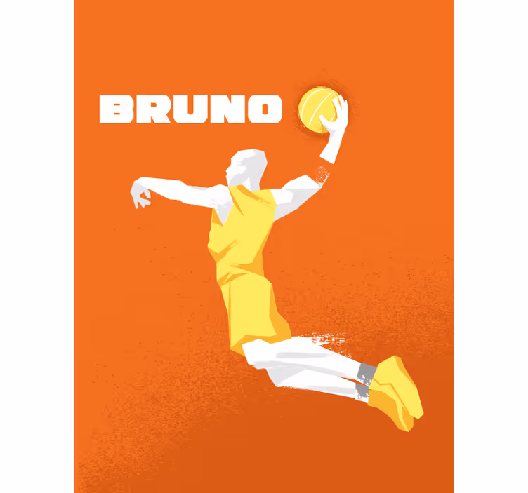 rollo Sport basketball personalisiert - TenStickers