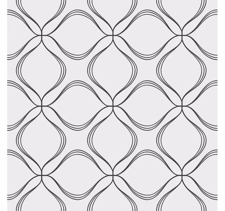 Rollo Fenster modern abstraktes kreuzblattmuster - TenStickers