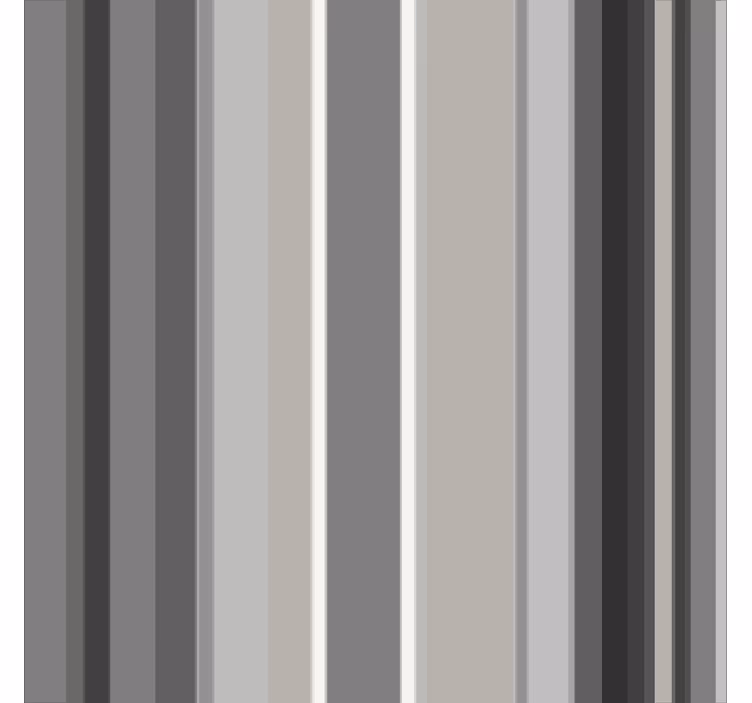 Fenster Rollo Elegant gestreiftes graues muster - TenStickers