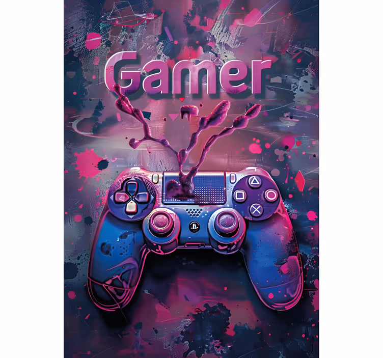 Rollo Fenster Gamer Geek 3d-effekt - TenStickers
