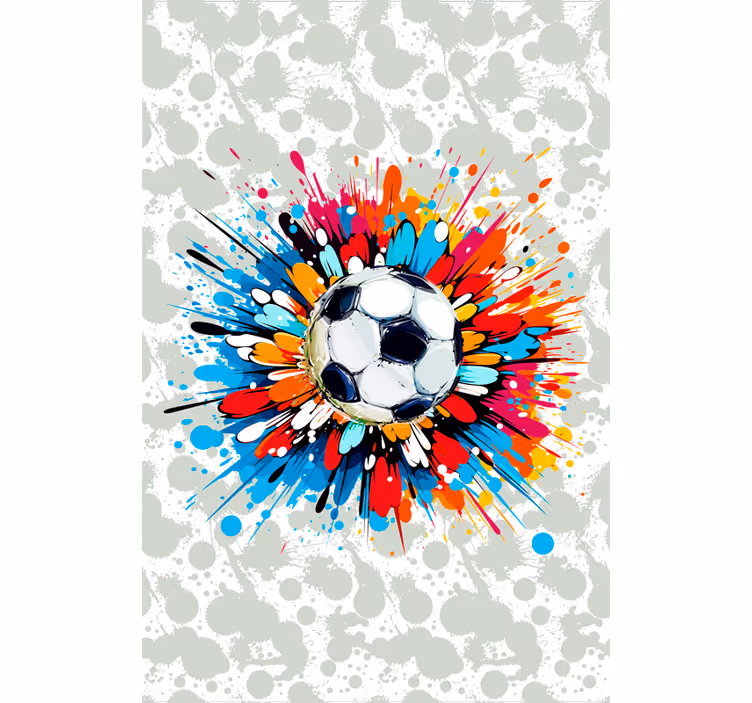 Rollo Fenster Fußball explosion - TenStickers