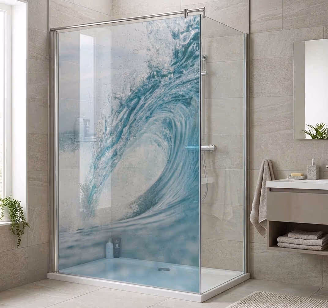 Wasserfeste Folien für Dusche - Tenstickers Wasserfeste Folien für Dusche - Tenstickers