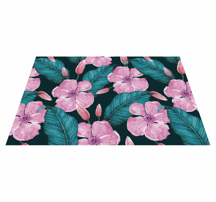 Tischset mit tropischem blumenmuster - TenStickers