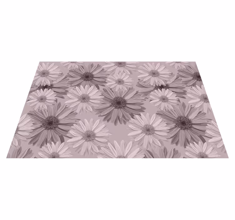 Tischset mit floralem tellerdesign - TenStickers