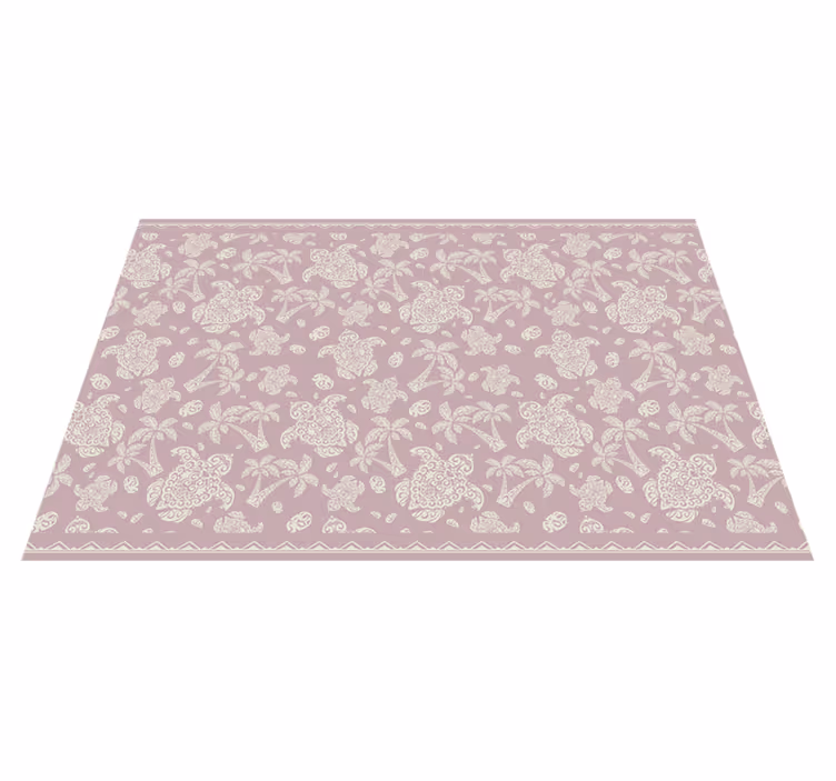 Tischset mit floralem motiv - TenStickers