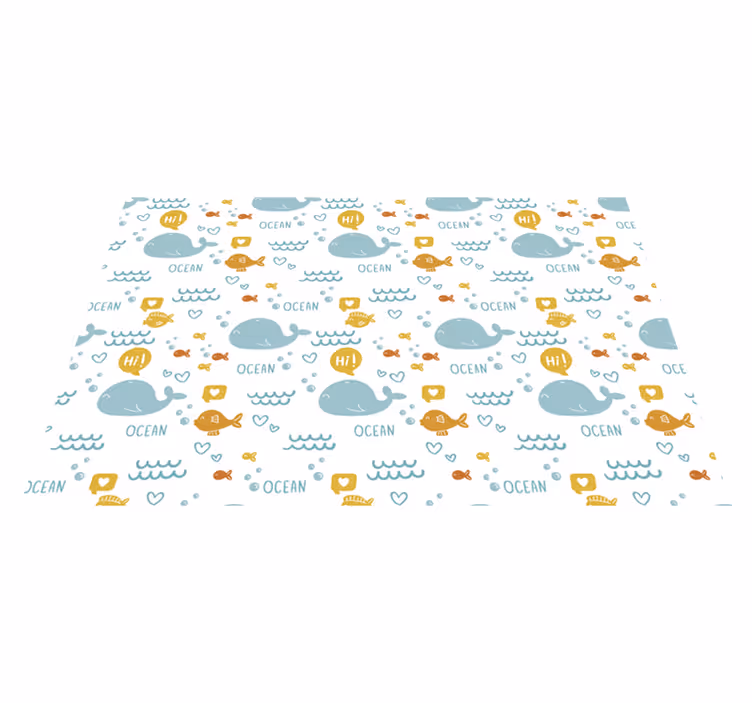 Tischset Kinder meeresbewohner - TenStickers