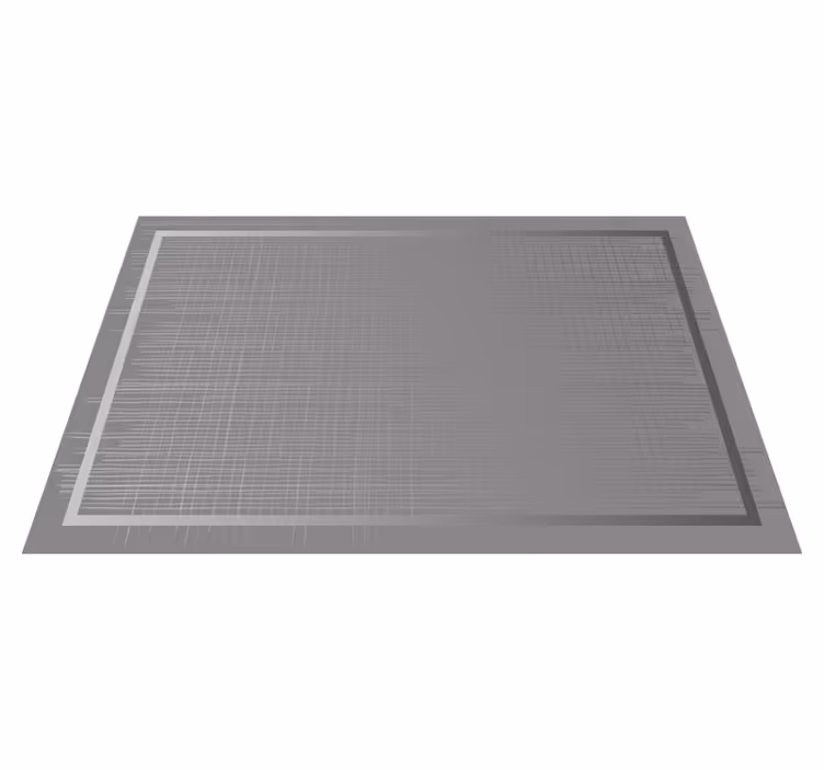 Tischset elegant graue Streifen - TenStickers