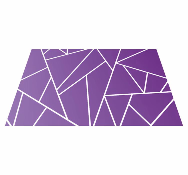 Tischset geometrisches lila muster - TenStickers