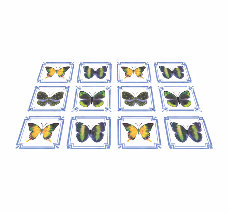 Tischsets originell im schmetterlingsdesign - TenStickers