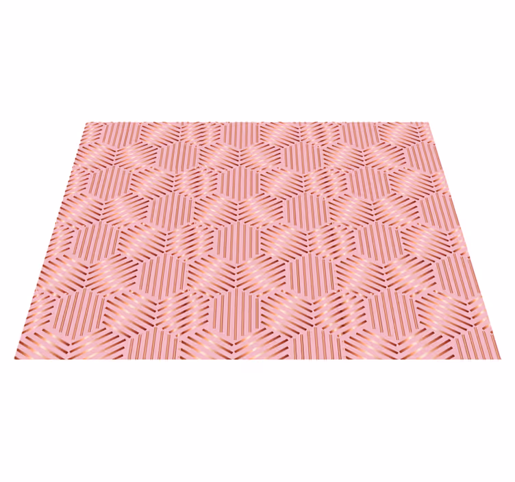 Tischset mit geometrischem arrangement - TenStickers