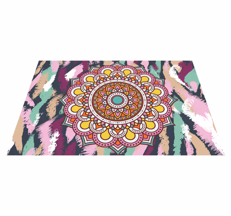 Tischset lebhaftes mandala element - TenStickers