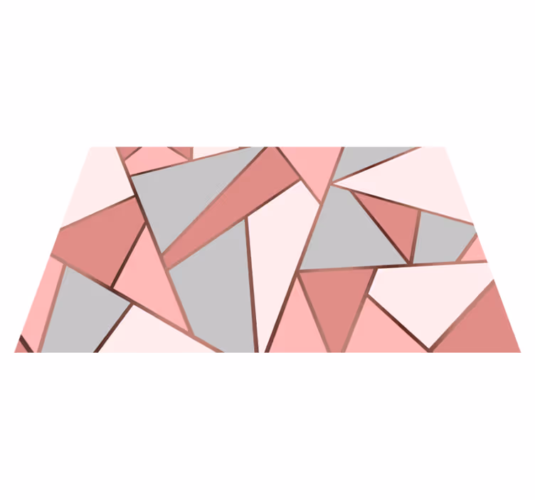 Tischsets originell mit geometrischen pastellmustern - TenStickers