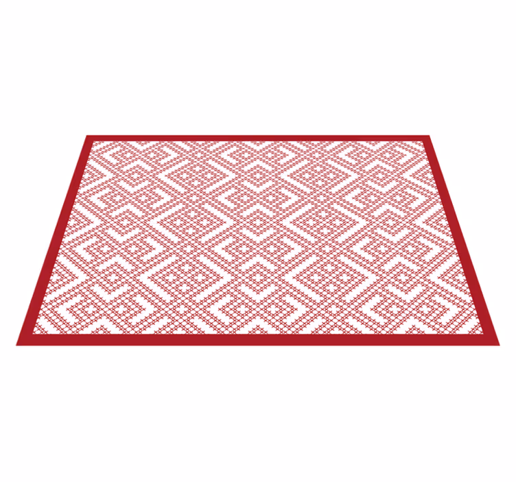 Tischset mit geometrischem muster und textur - TenStickers